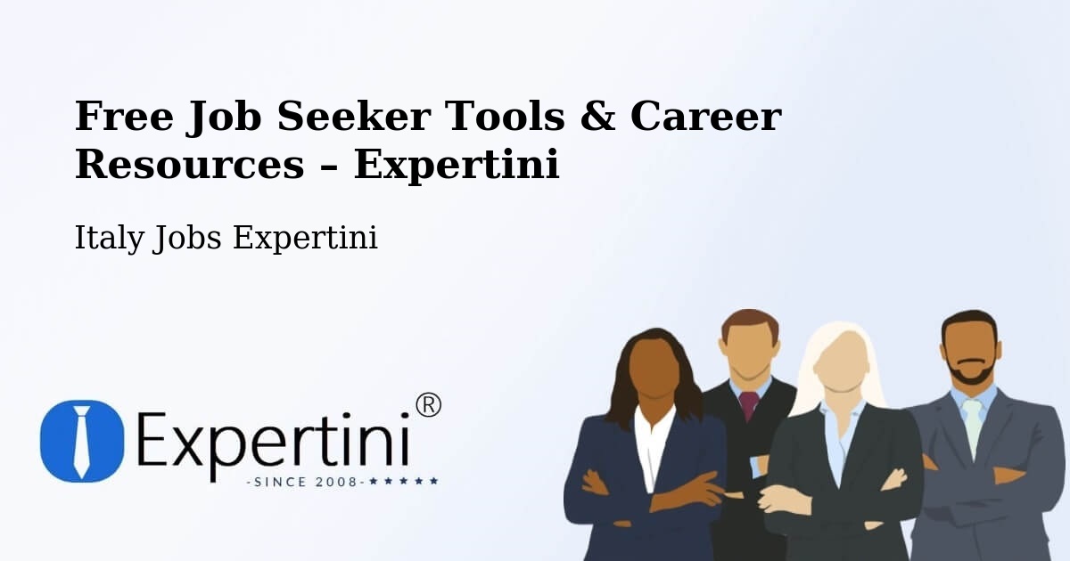 Free Job Seeker Tools & Career Resources – Molfetta - Molfetta, Italy Jobs Expertini
